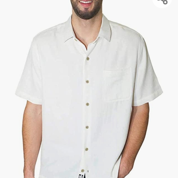 NAT NAST WHITE men's button down dress shirt size XXL - Picture 1 of 4